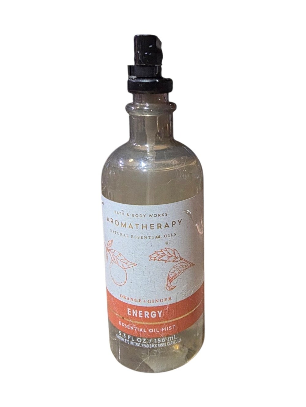 ORANGE GINGER ESSENTIAL OIL MIST AROMATHERAPY "ENERGY" BY BATH AND BODY WORKS